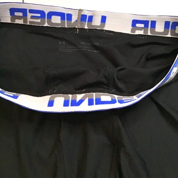 Under Armour Boys Compression Shorts Black Size L - Picture 5 of 5